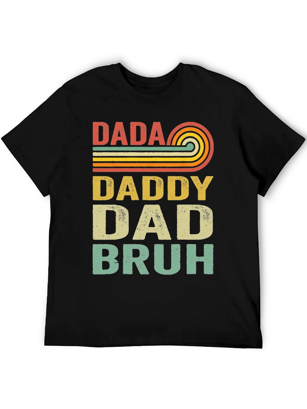 Retro Dada Daddy Dad Bruh T-Shirt