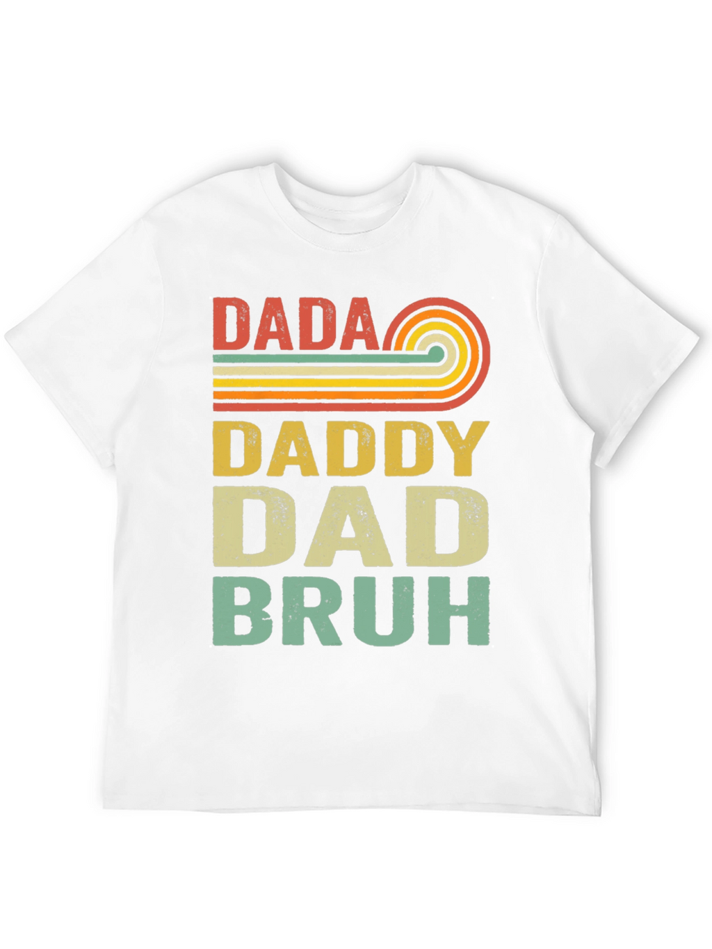 Retro Dada Daddy Dad Bruh T-Shirt