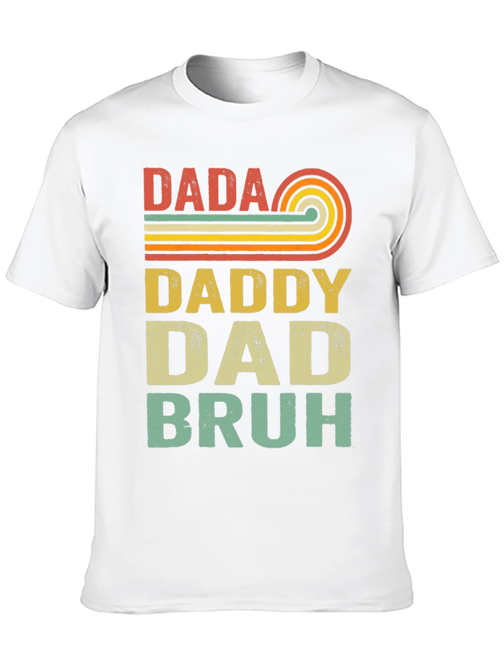 Retro Dada Daddy Dad Bruh T-Shirt