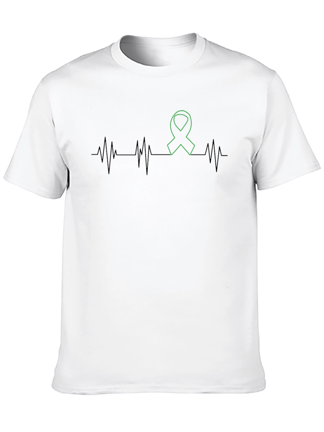 Green Ribbon Heartbeat T-Shirt