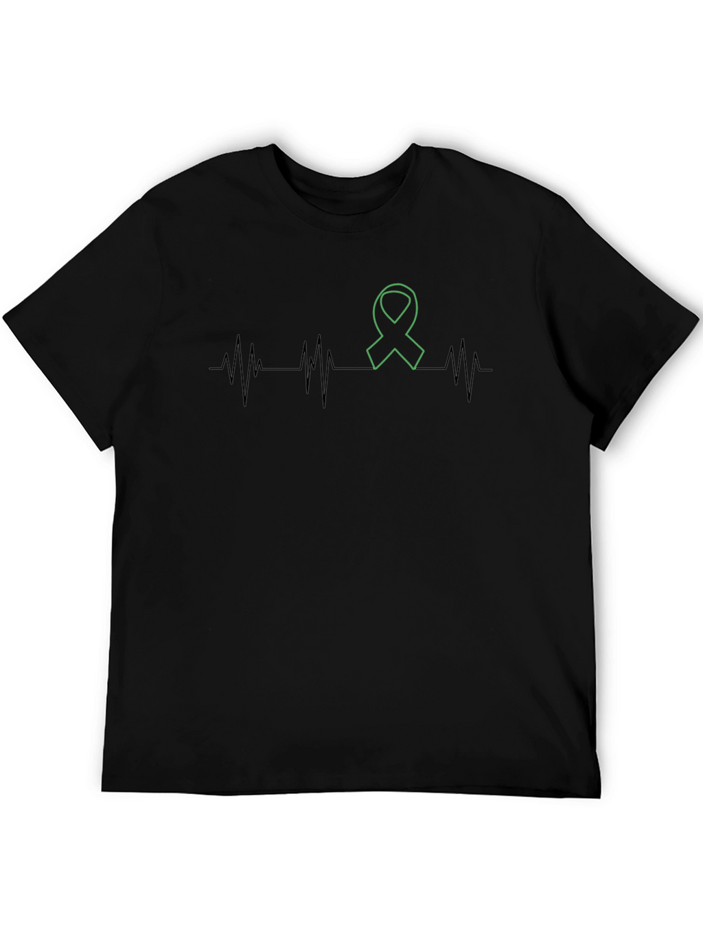 Green Ribbon Heartbeat T-Shirt