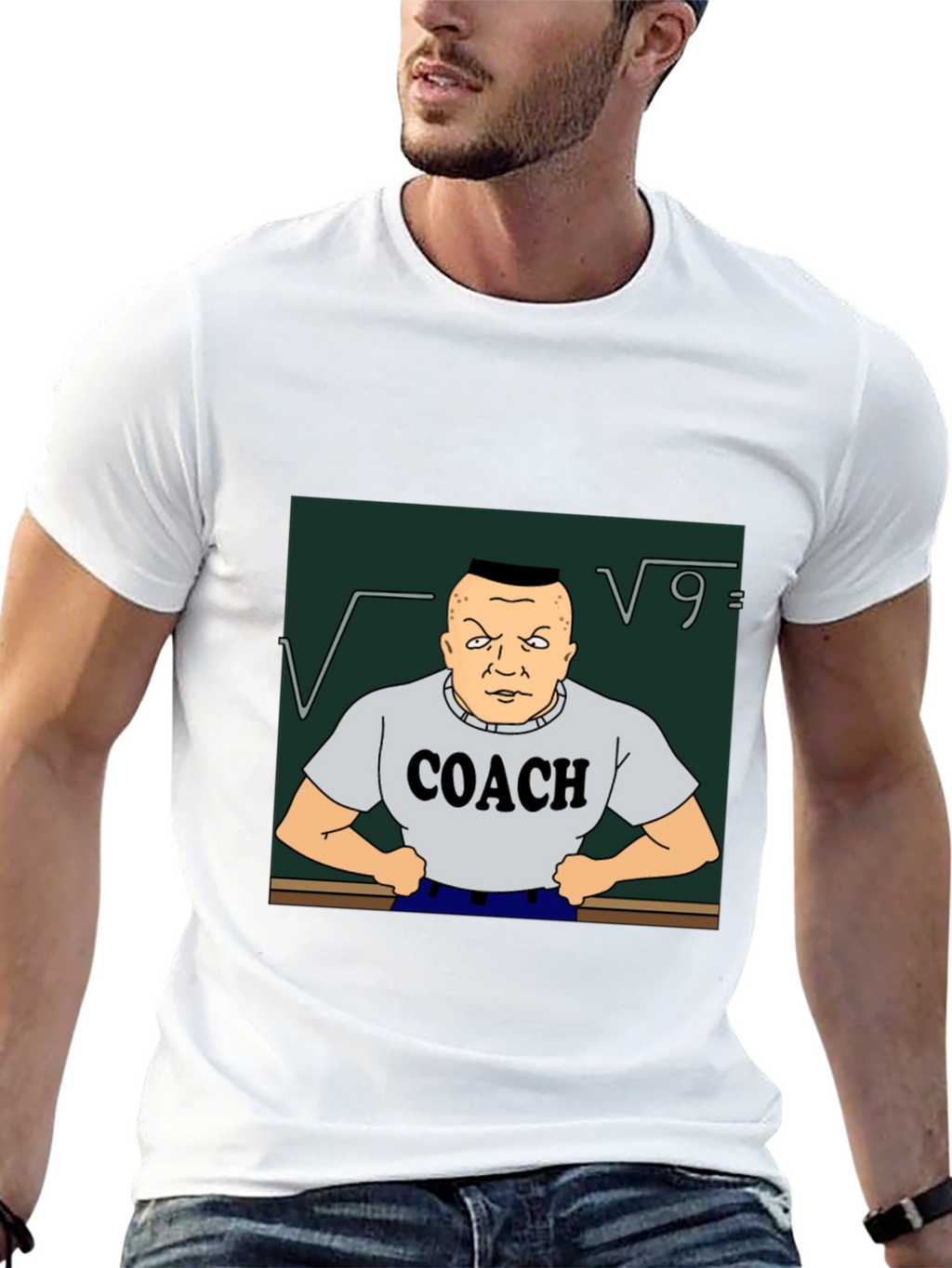 Coach Buzzcut T-Shirt - Beavis and Butt-Head Inspired Tee