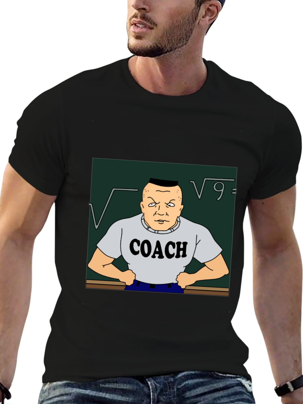 Coach Buzzcut T-Shirt - Beavis and Butt-Head Inspired Tee