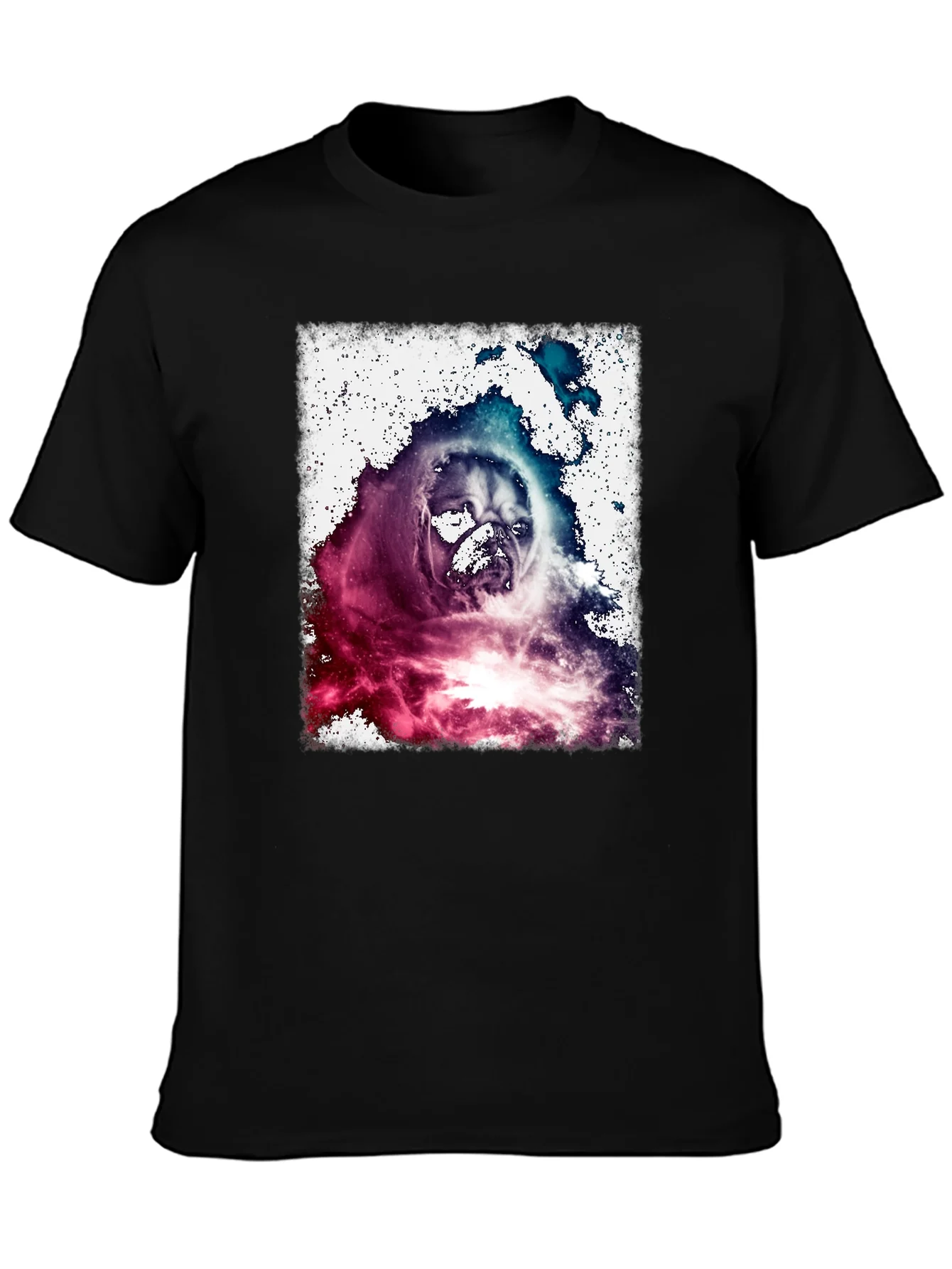 Pug Space Dog T-Shirt - Galaxy Pet Tee