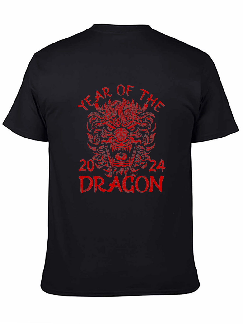 Year of the Dragon 2024 Black T-Shirt
