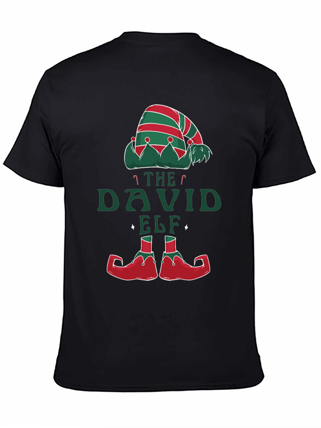 David Elf Christmas T-Shirt - Festive Holiday Apparel