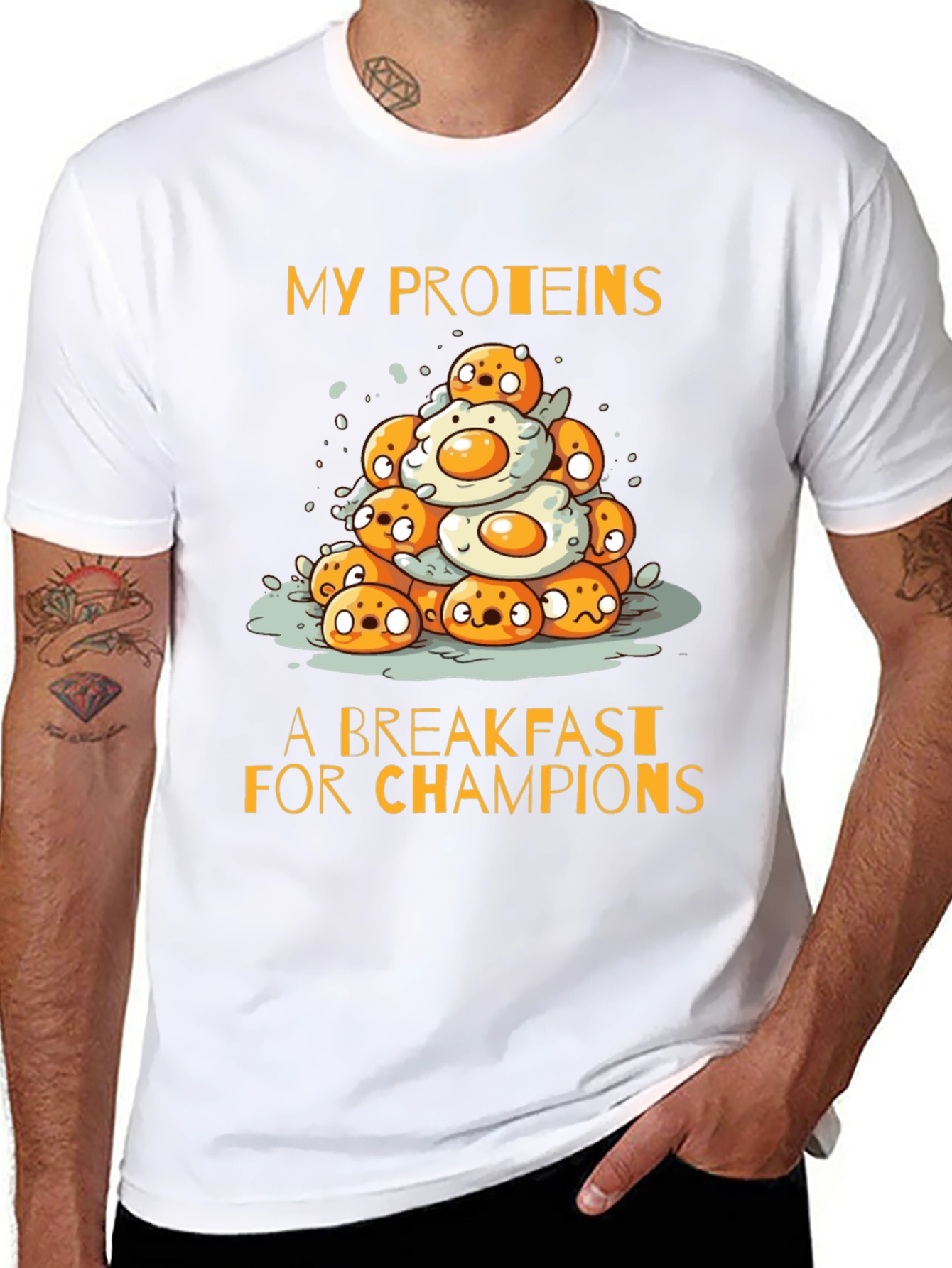 My Proteins: Breakfast Champion T-Shirt