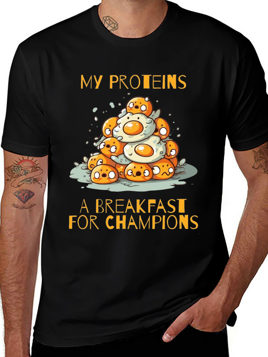 My Proteins: Breakfast Champion T-Shirt