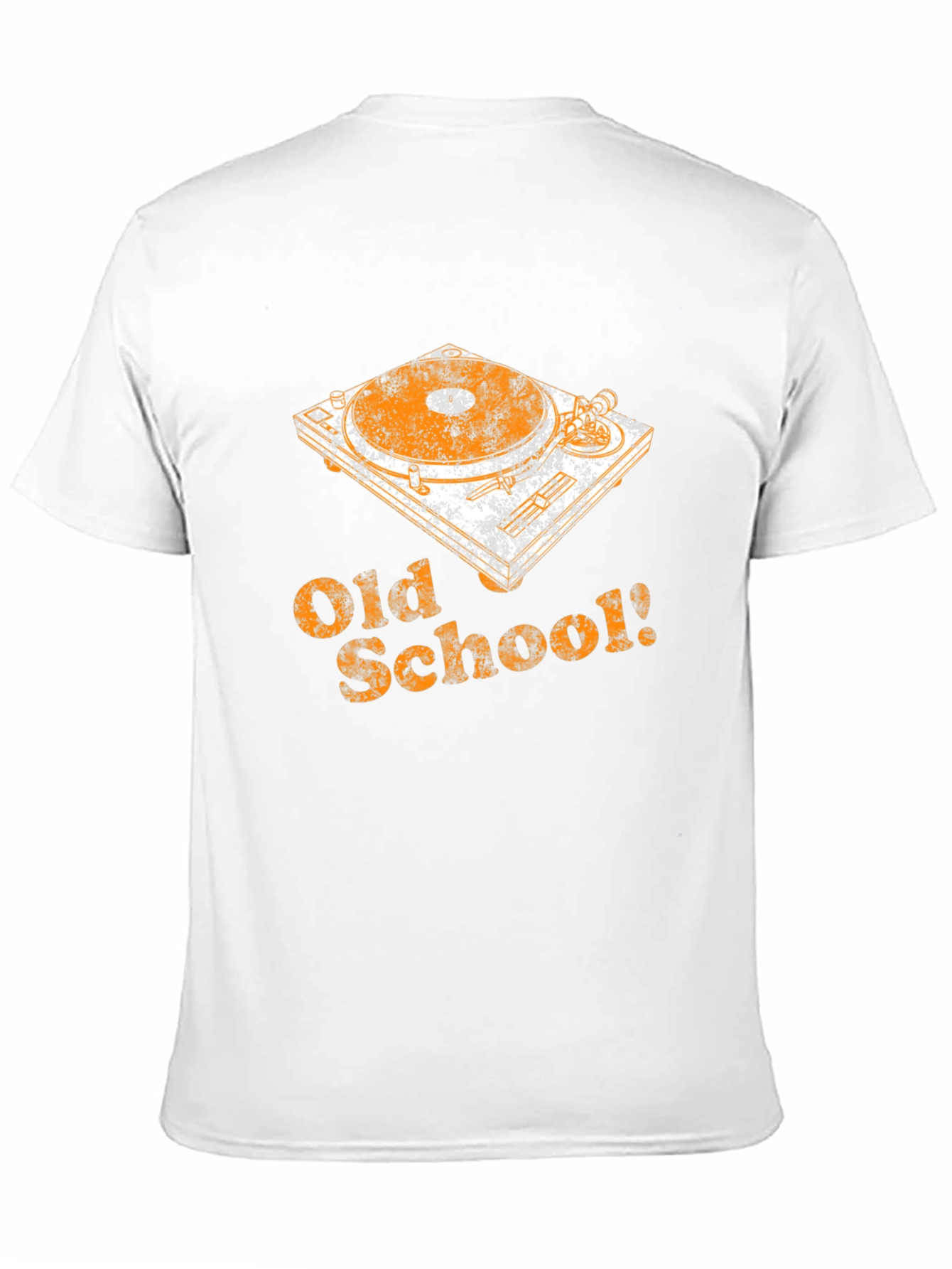 Old School DJ Turntable Graphic Tee
