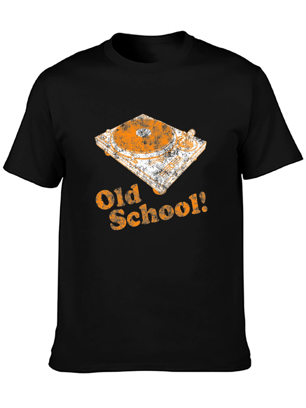 Old School DJ Turntable Graphic Tee