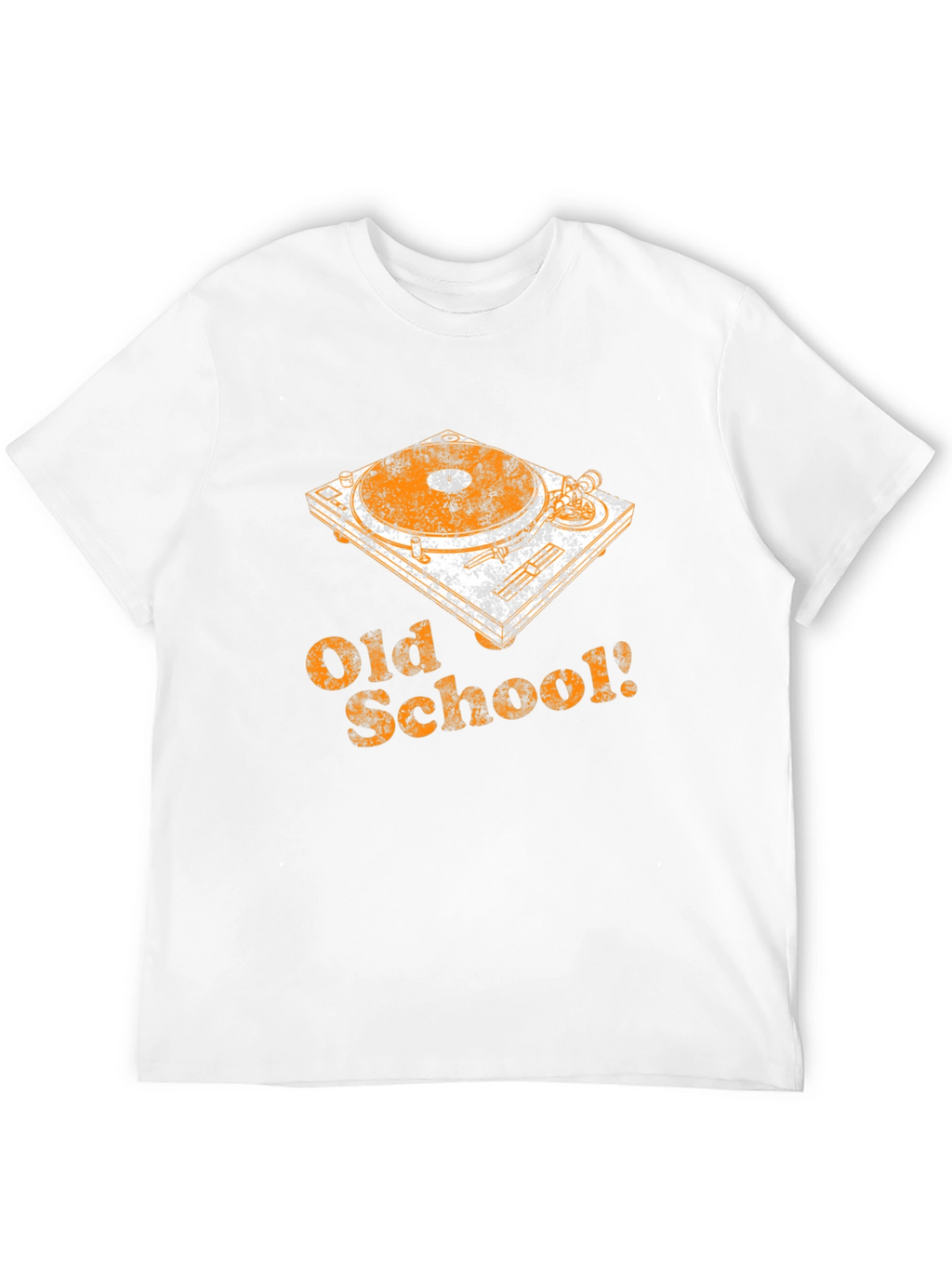 Old School DJ Turntable Graphic Tee