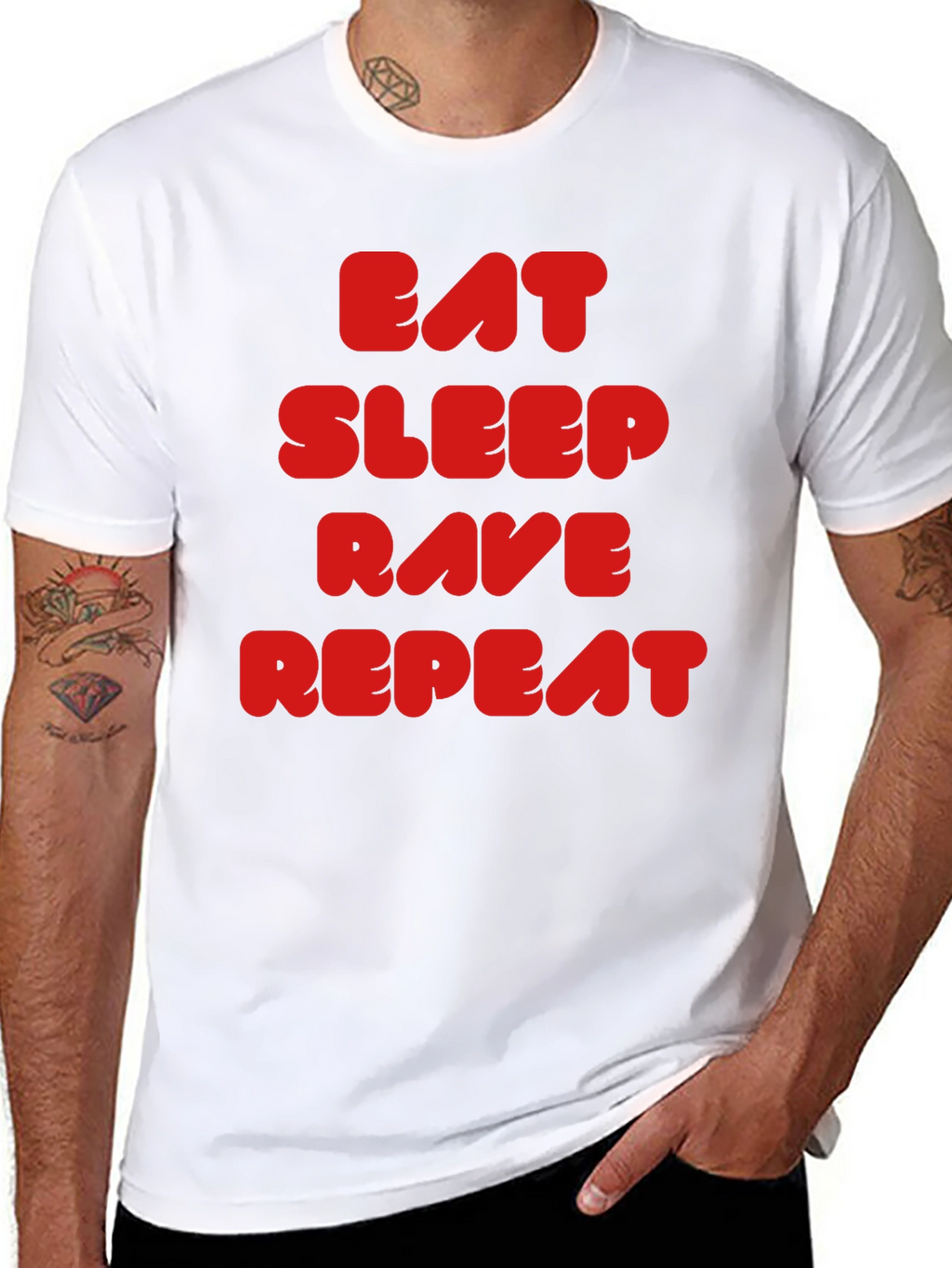 Eat Sleep Rave Repeat T-Shirt