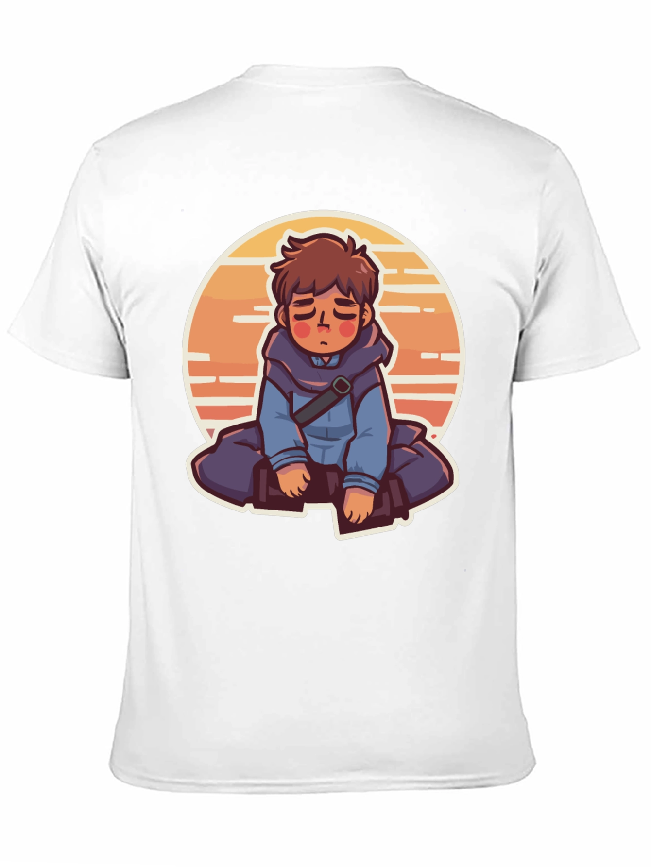 Anime Boy Graphic Tee - Relaxed Style