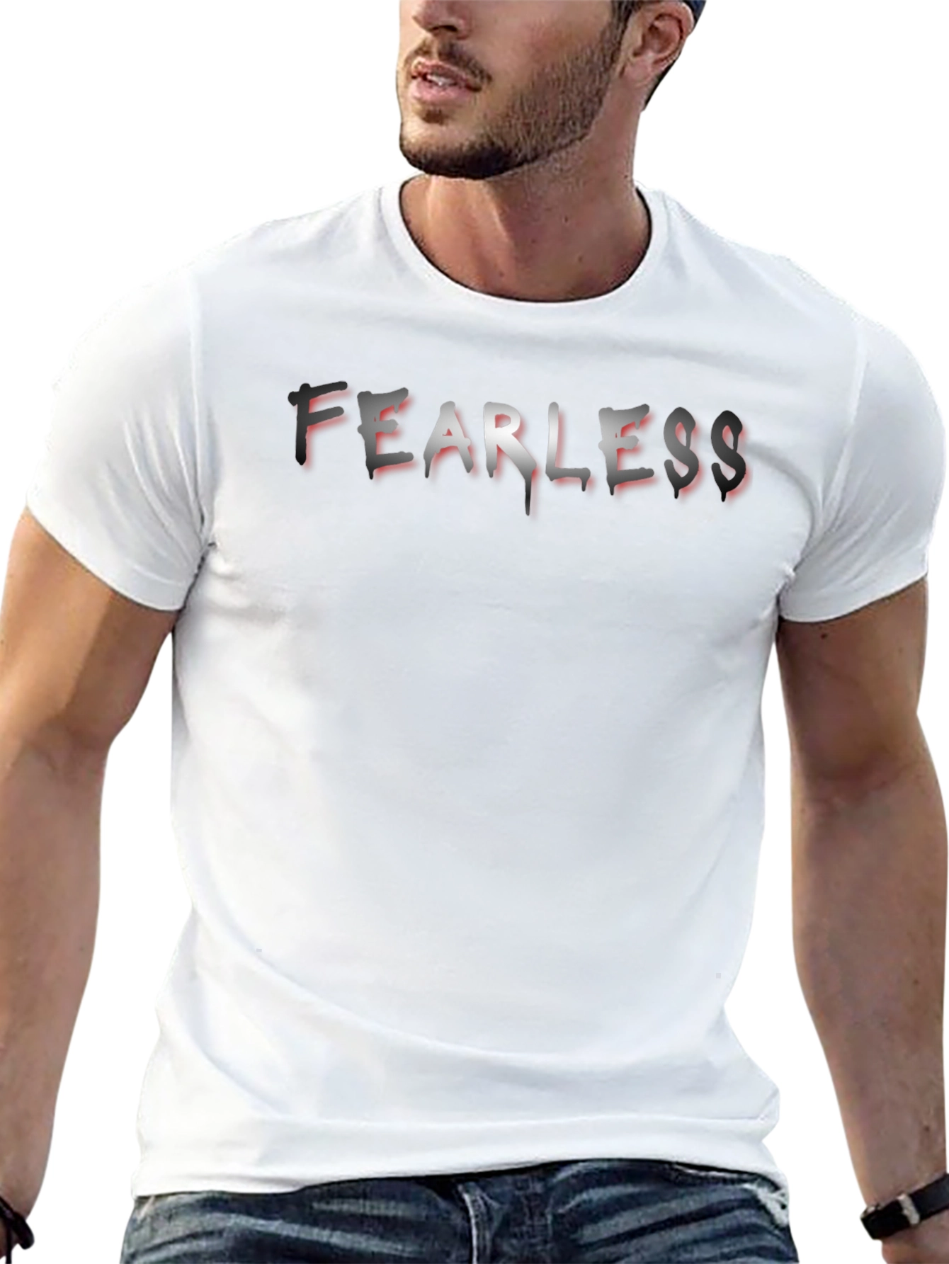 Fearless Graphic T-Shirt - Mens Black Tee