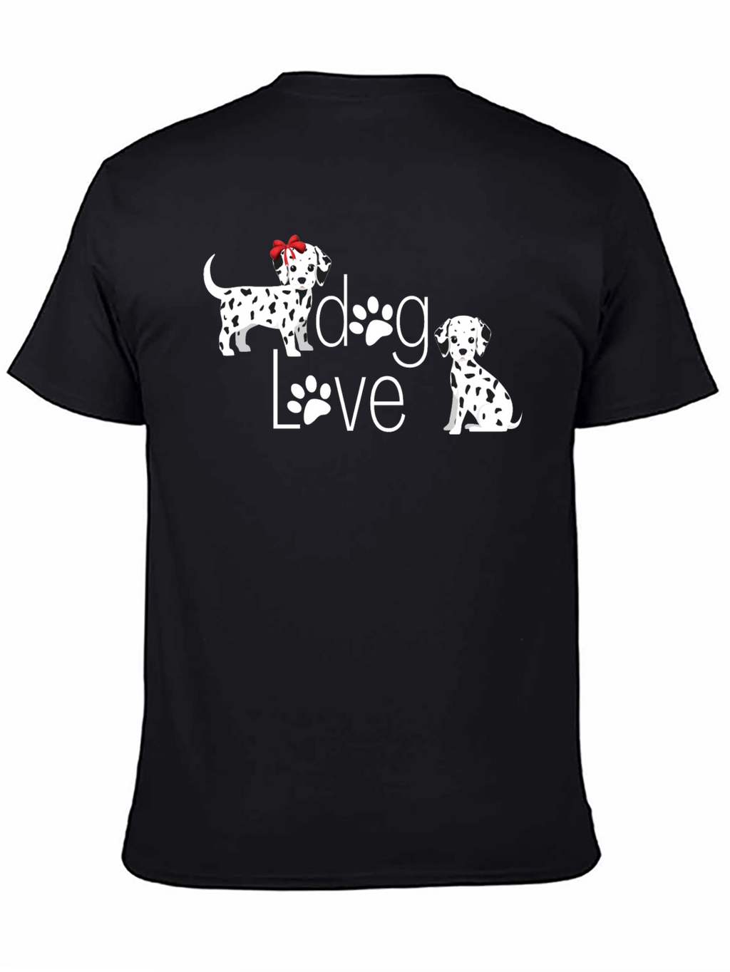 Dog Love Black T-Shirt