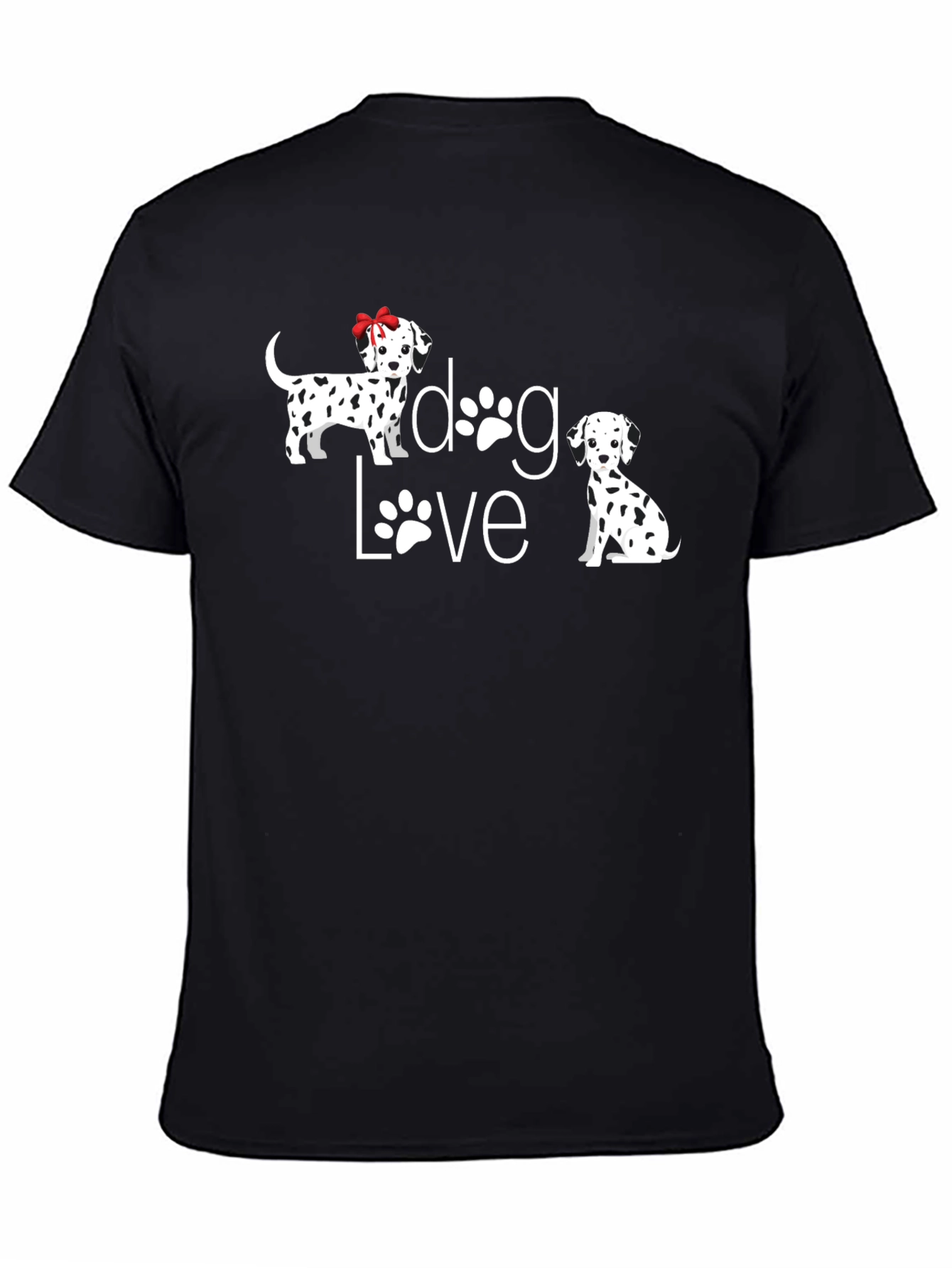 Dog Love Black T-Shirt
