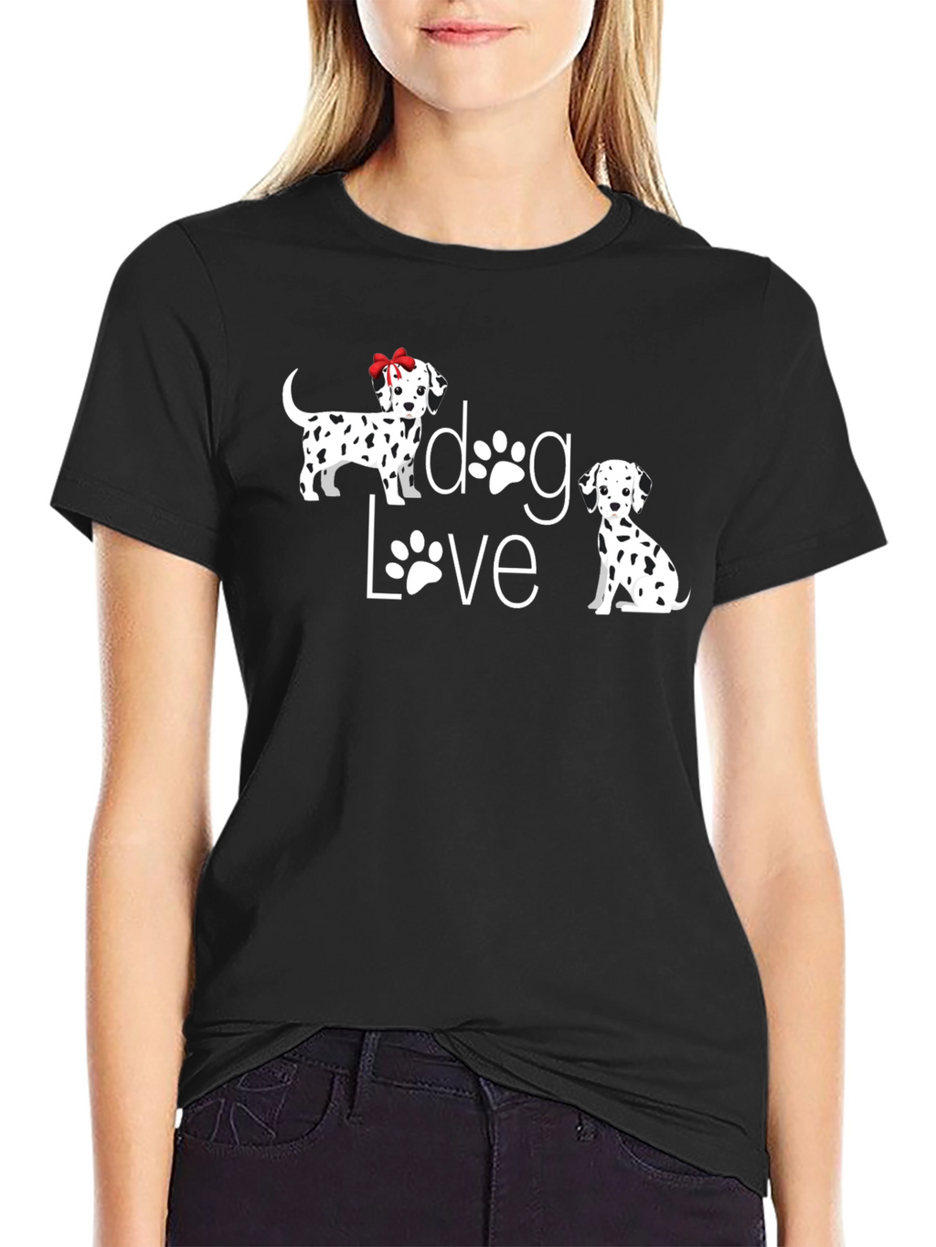 Dog Love Black T-Shirt
