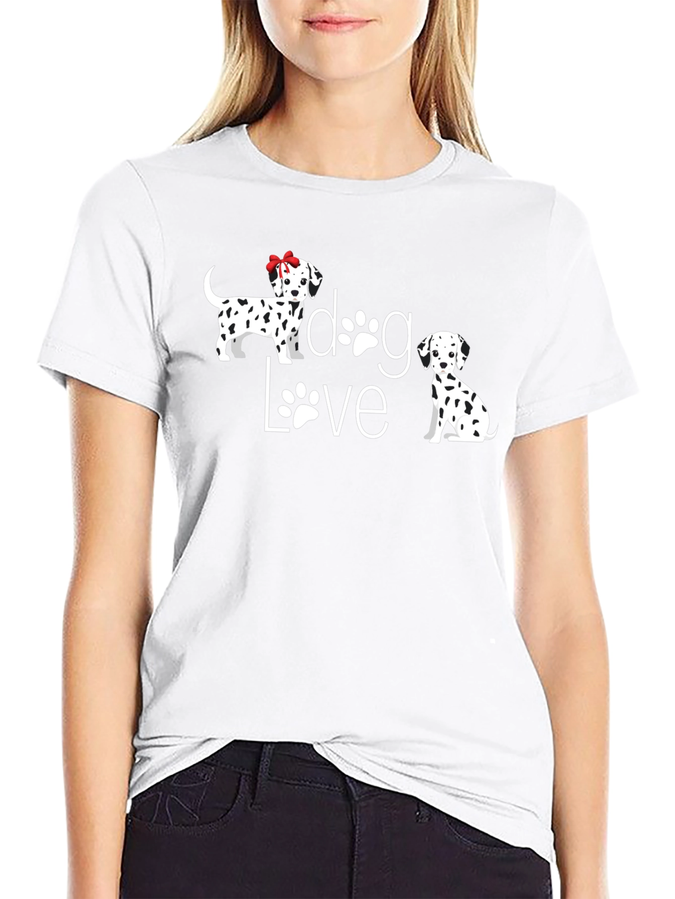 Dog Love Black T-Shirt