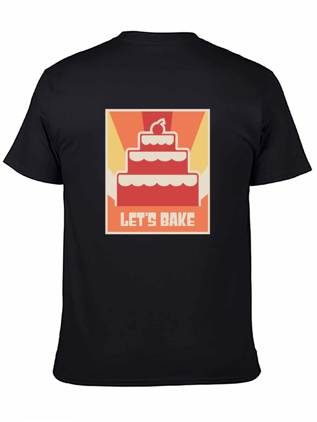 Lets Bake Cake T-Shirt - Novelty Foodie Tee