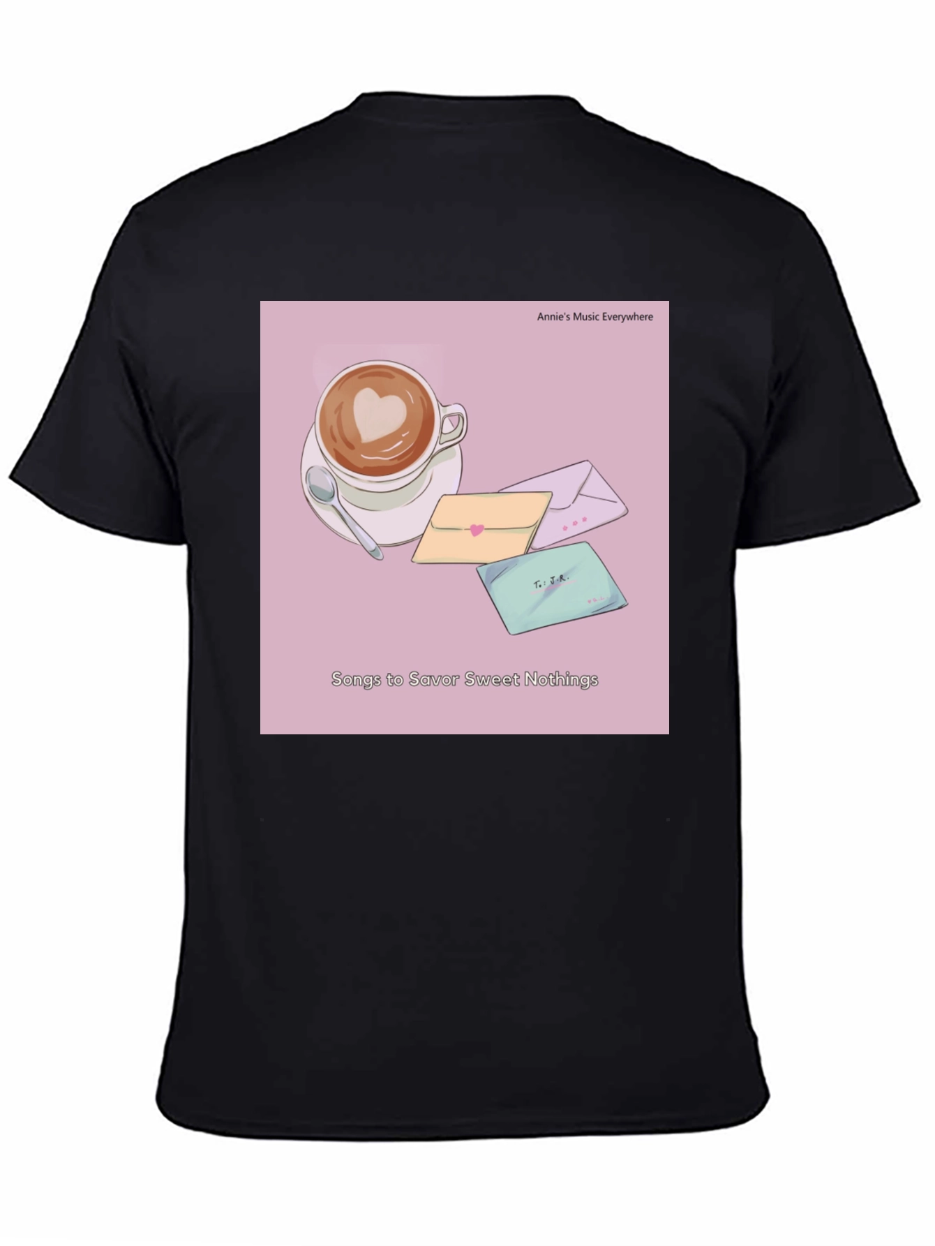 Latte Art T-Shirt - Sweet Nothings Album Cover Tee