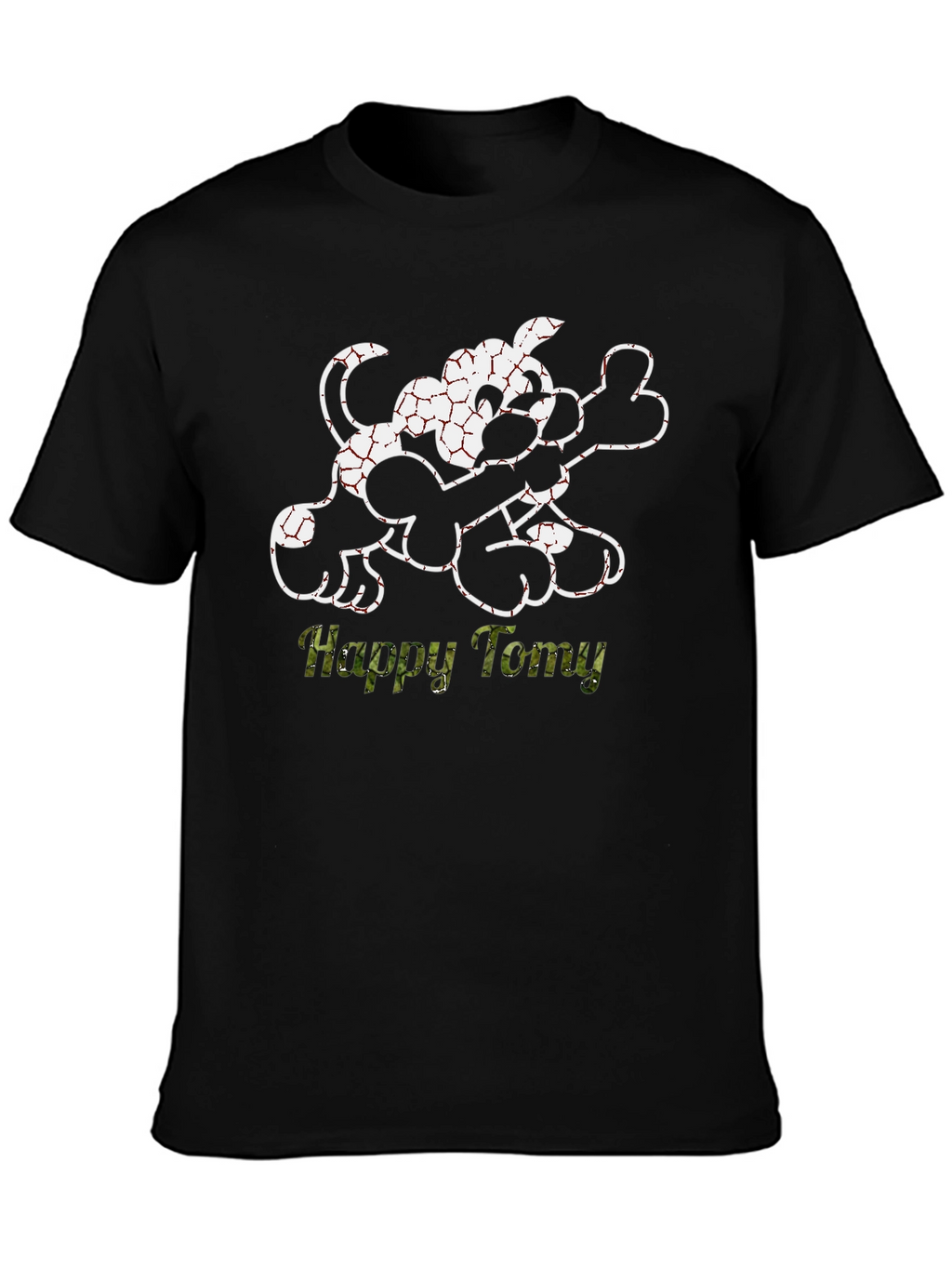 Happy Tomy T-Shirt - Dog & Bone Graphic Tee