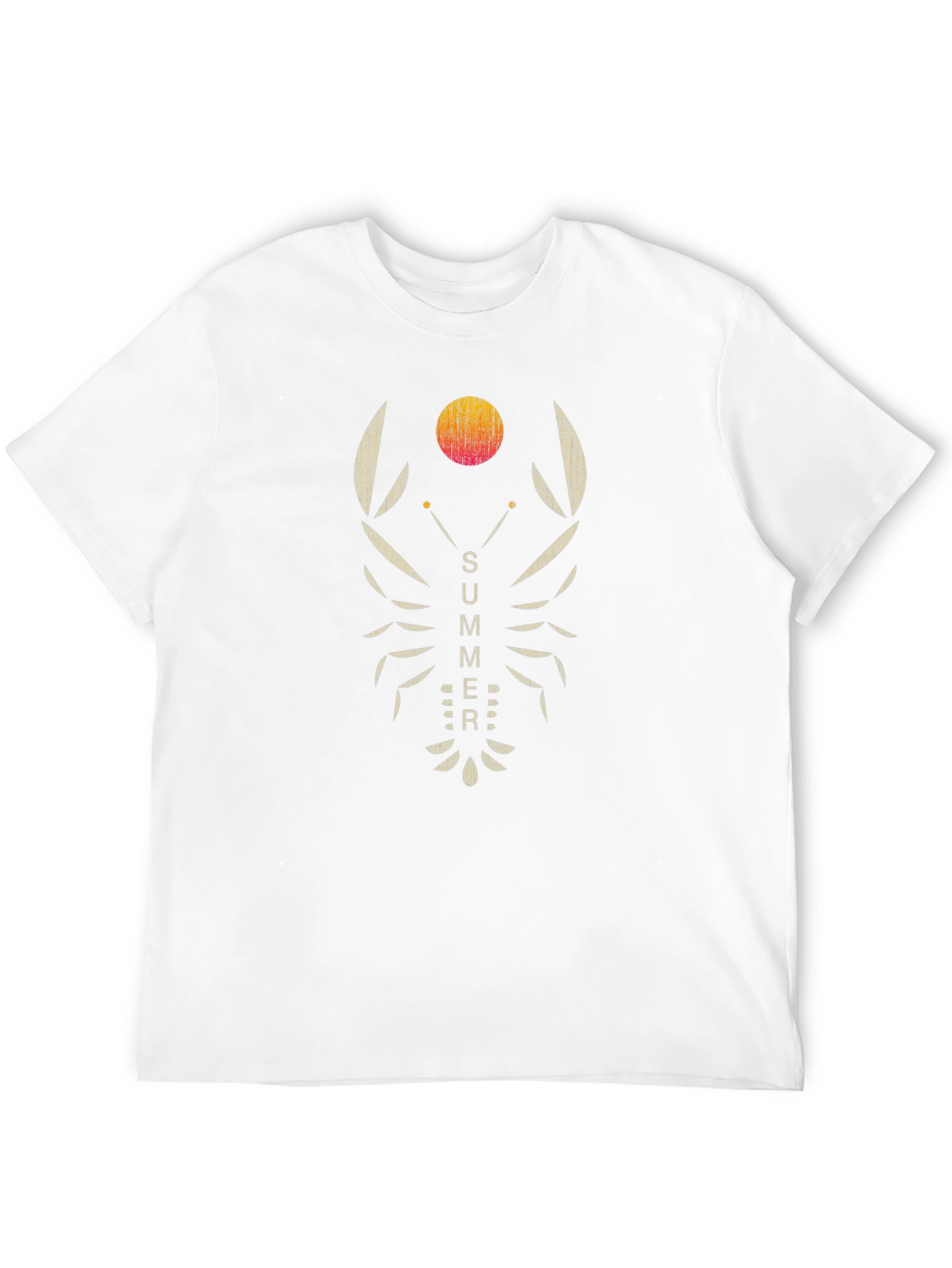 Summer Lobster Graphic Tee - Black
