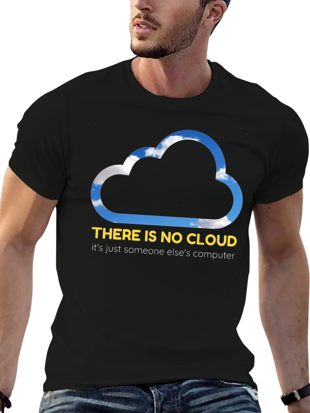 Funny Cloud Computing T-Shirt - There is No Cloud