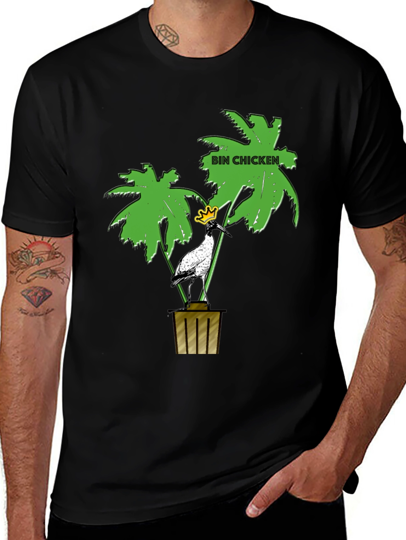Bin Chicken Tee - King of the Trash