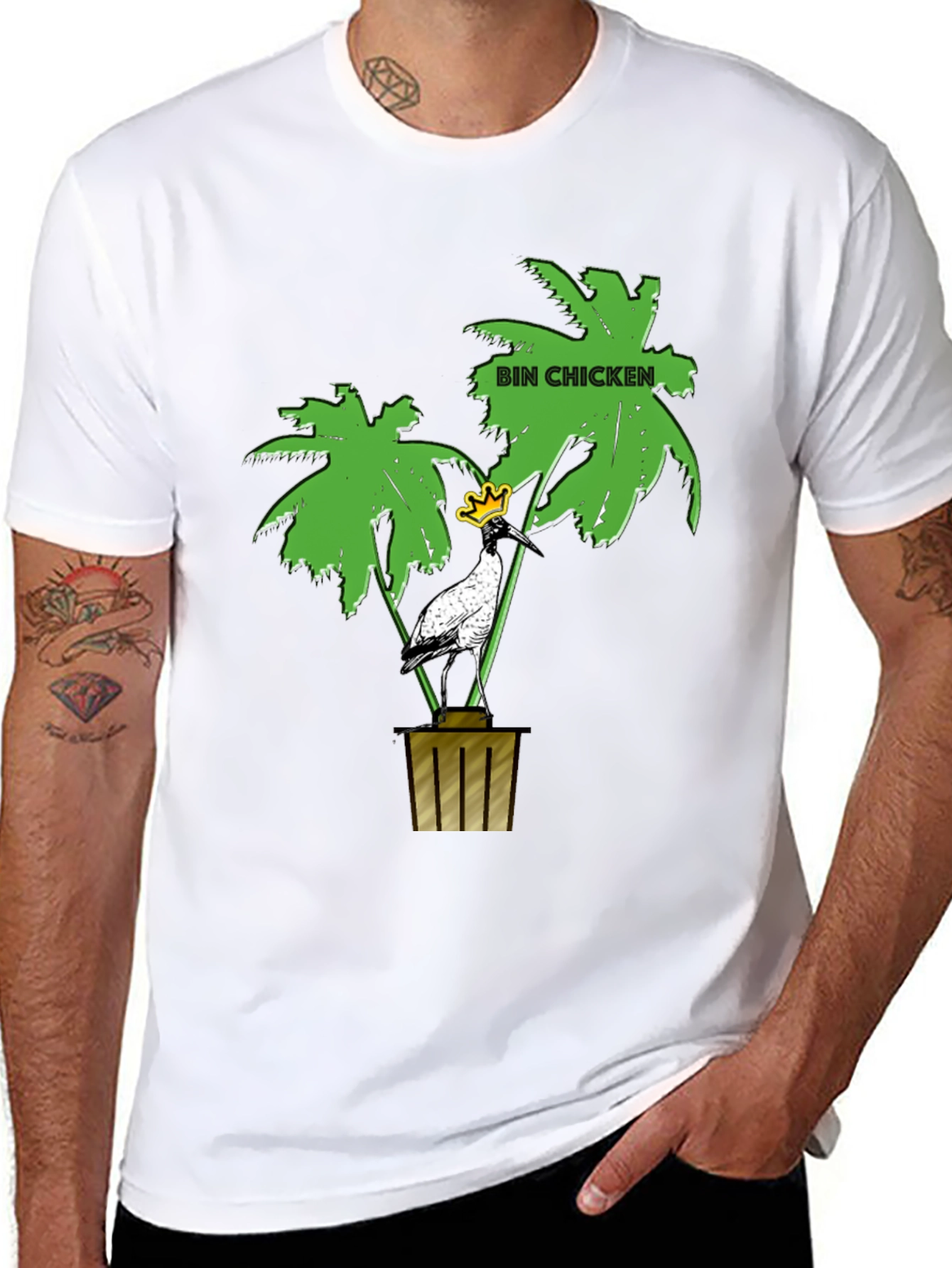 Bin Chicken Tee - King of the Trash