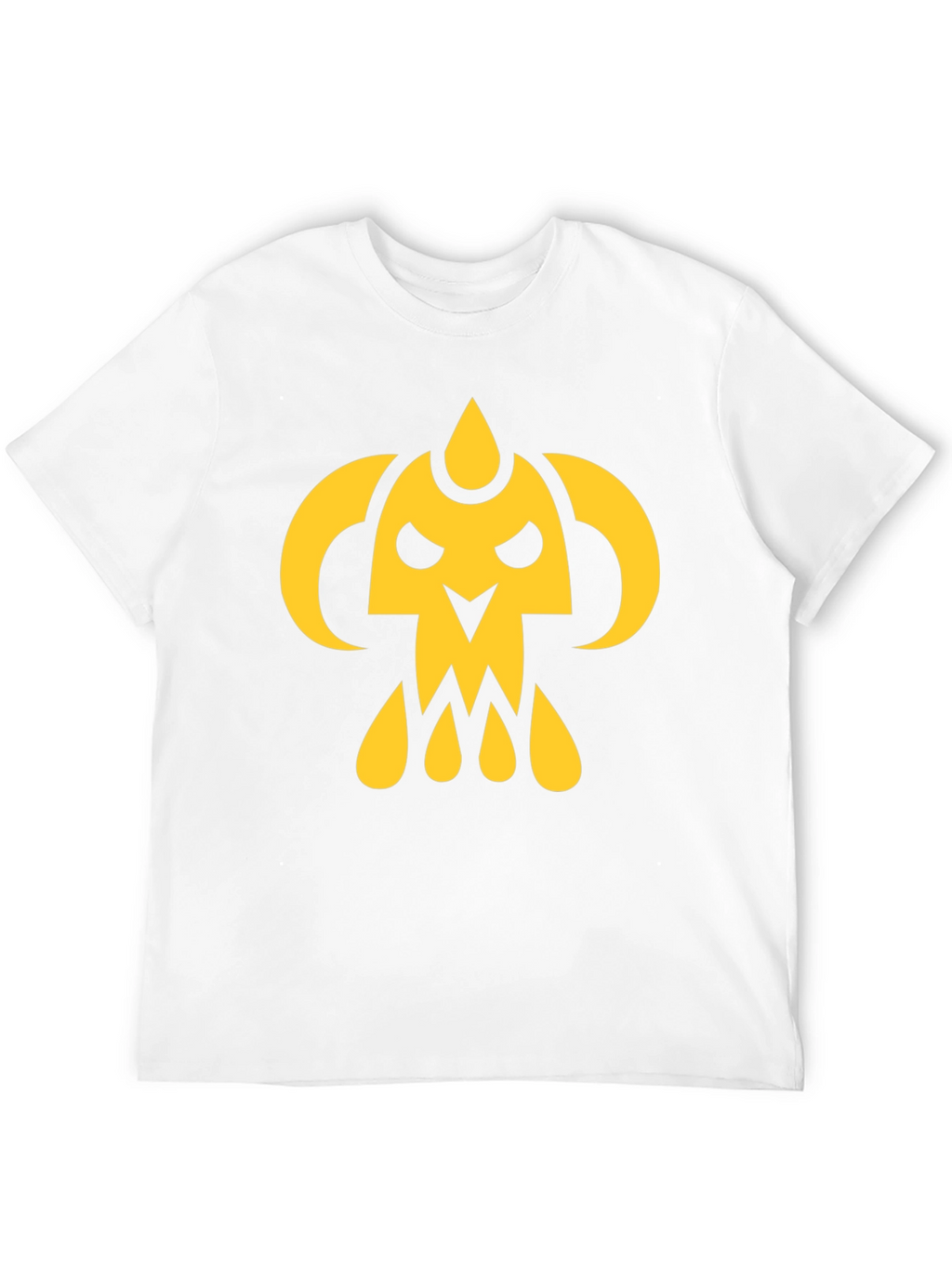 Black T-Shirt with Yellow Monster Graphic