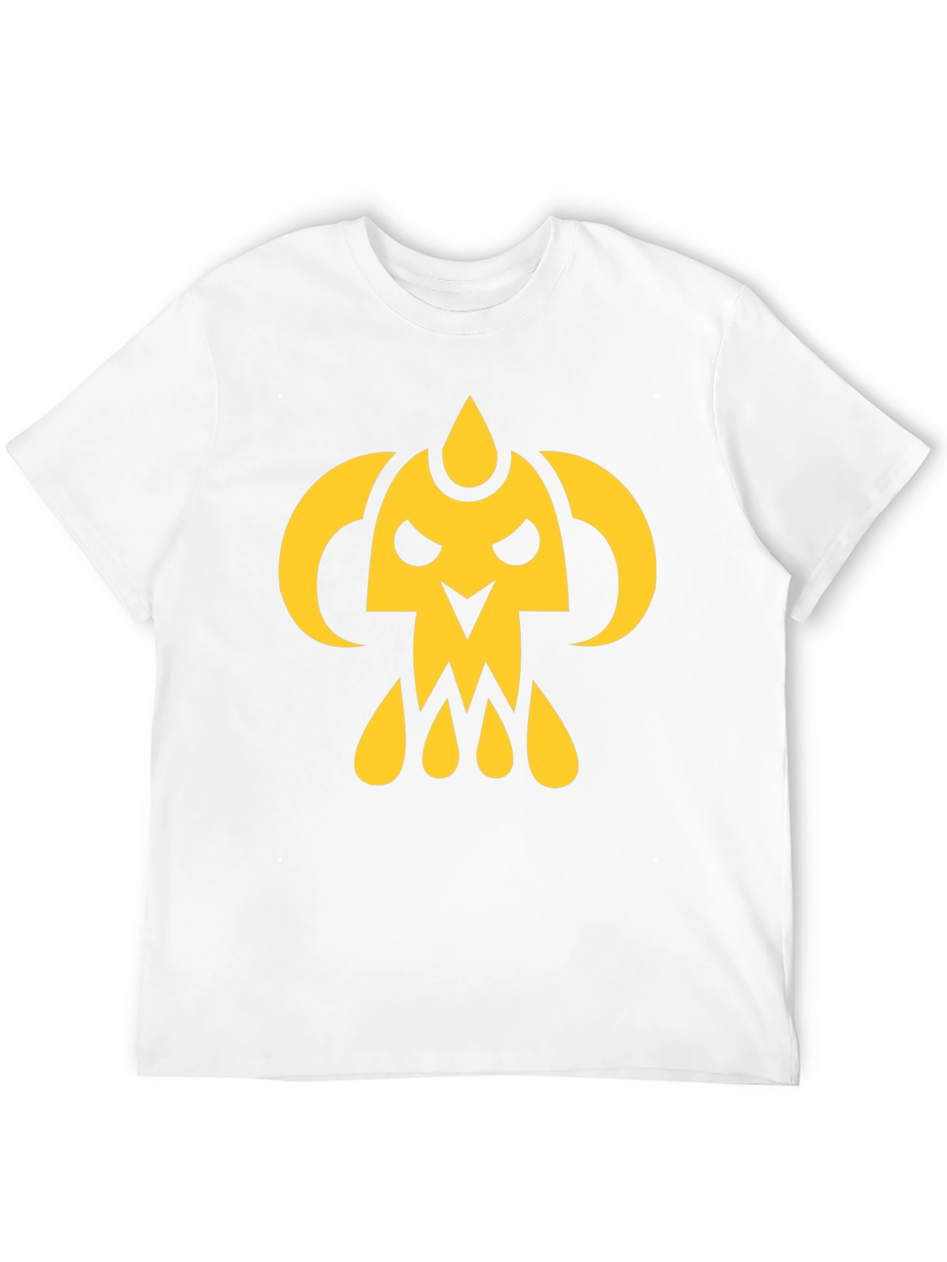Black T-Shirt with Yellow Monster Graphic