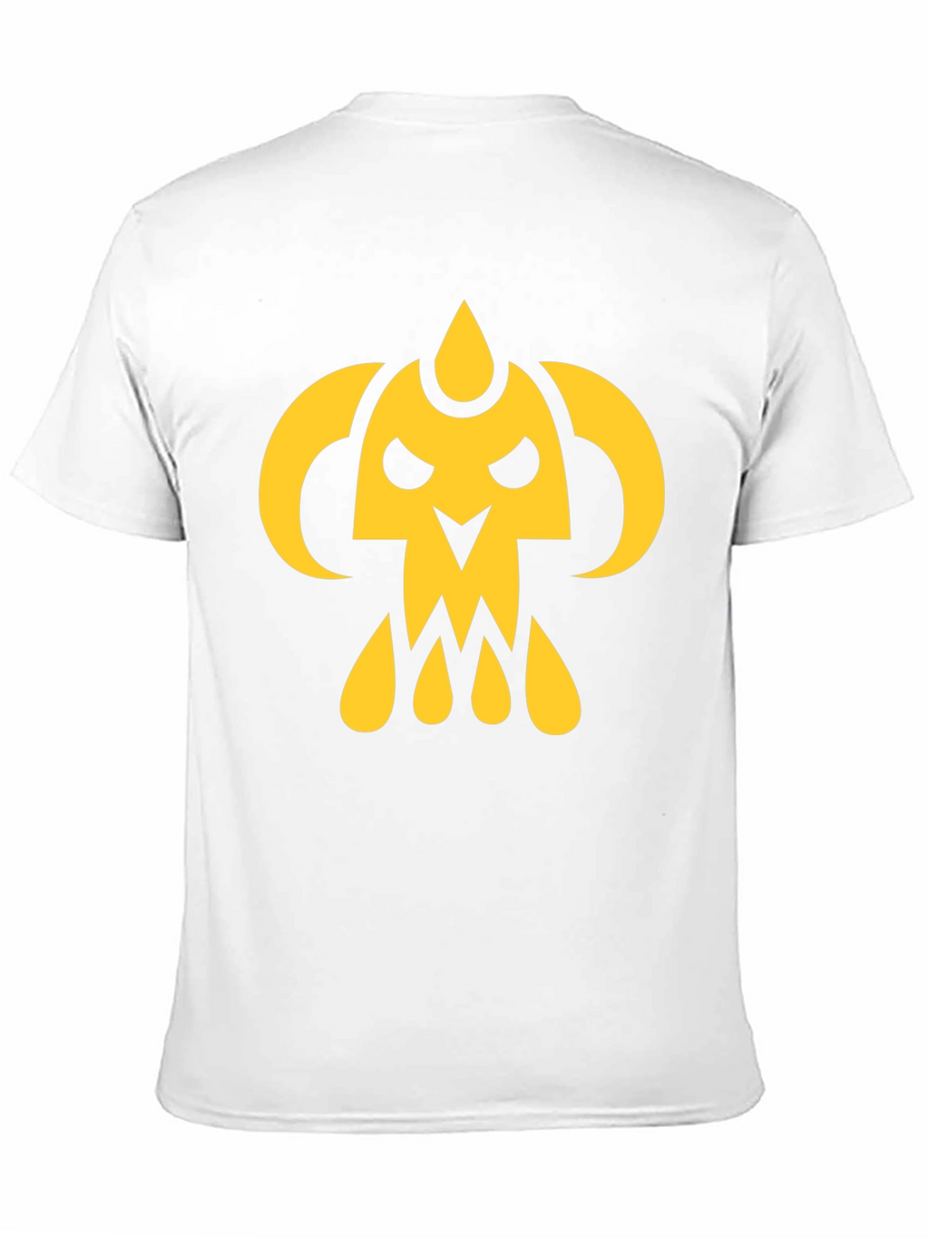 Black T-Shirt with Yellow Monster Graphic