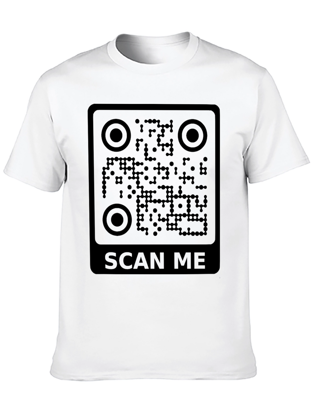 Scan Me QR Code T-Shirt - Novelty Tee