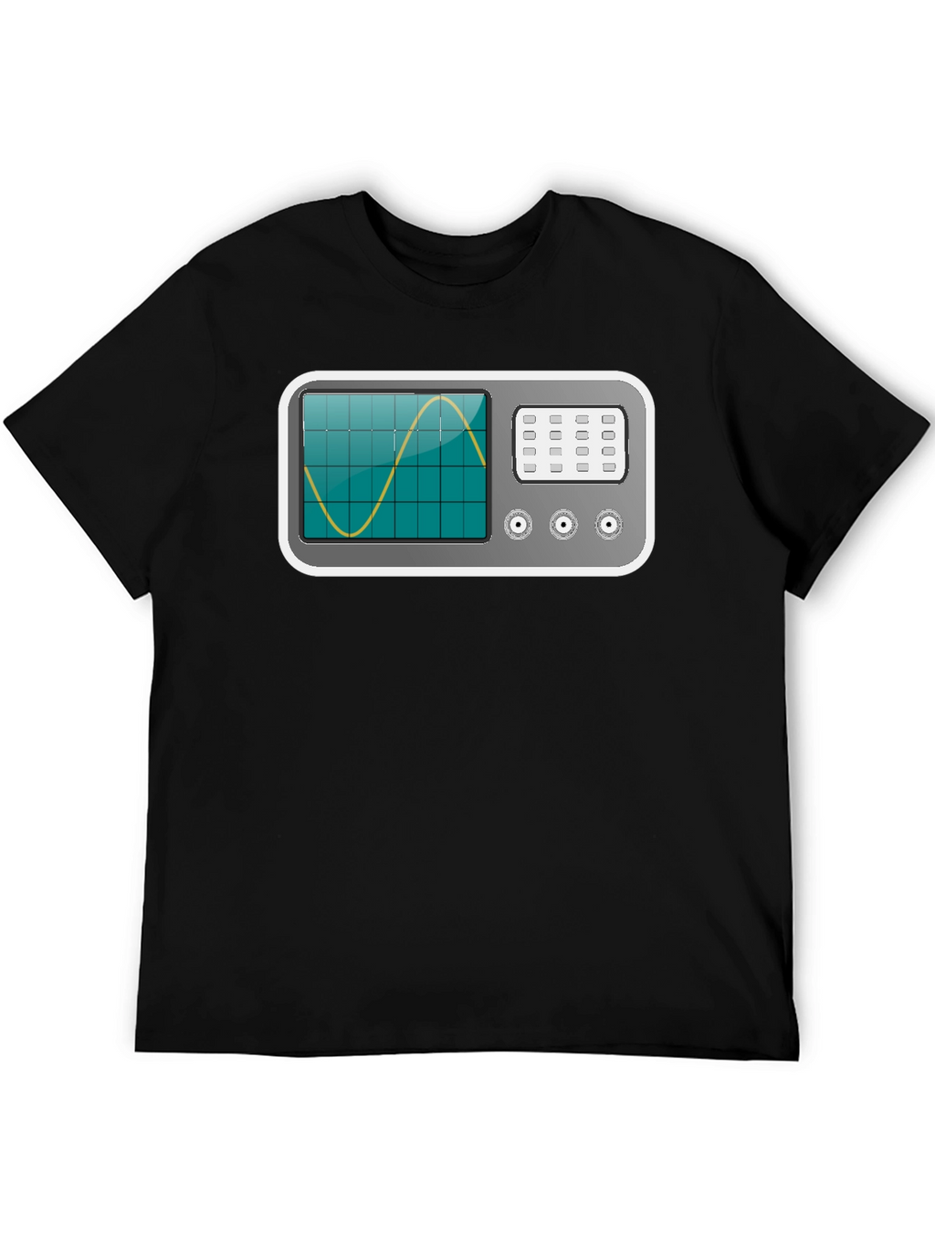 Oscilloscope Graphic Tee - Geeky Electronics Shirt