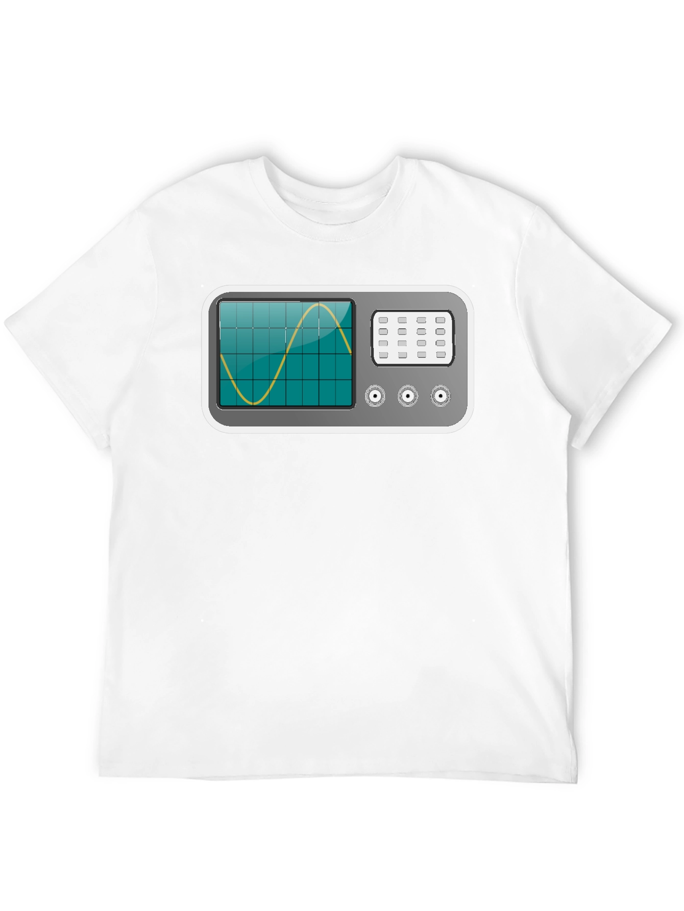 Oscilloscope Graphic Tee - Geeky Electronics Shirt