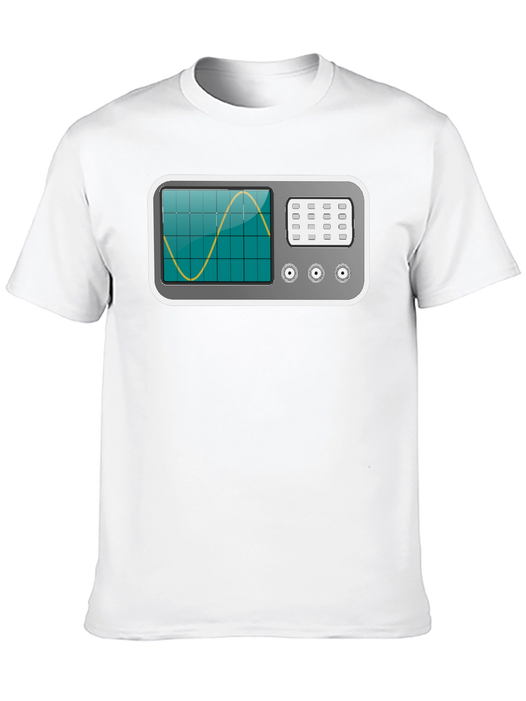Oscilloscope Graphic Tee - Geeky Electronics Shirt