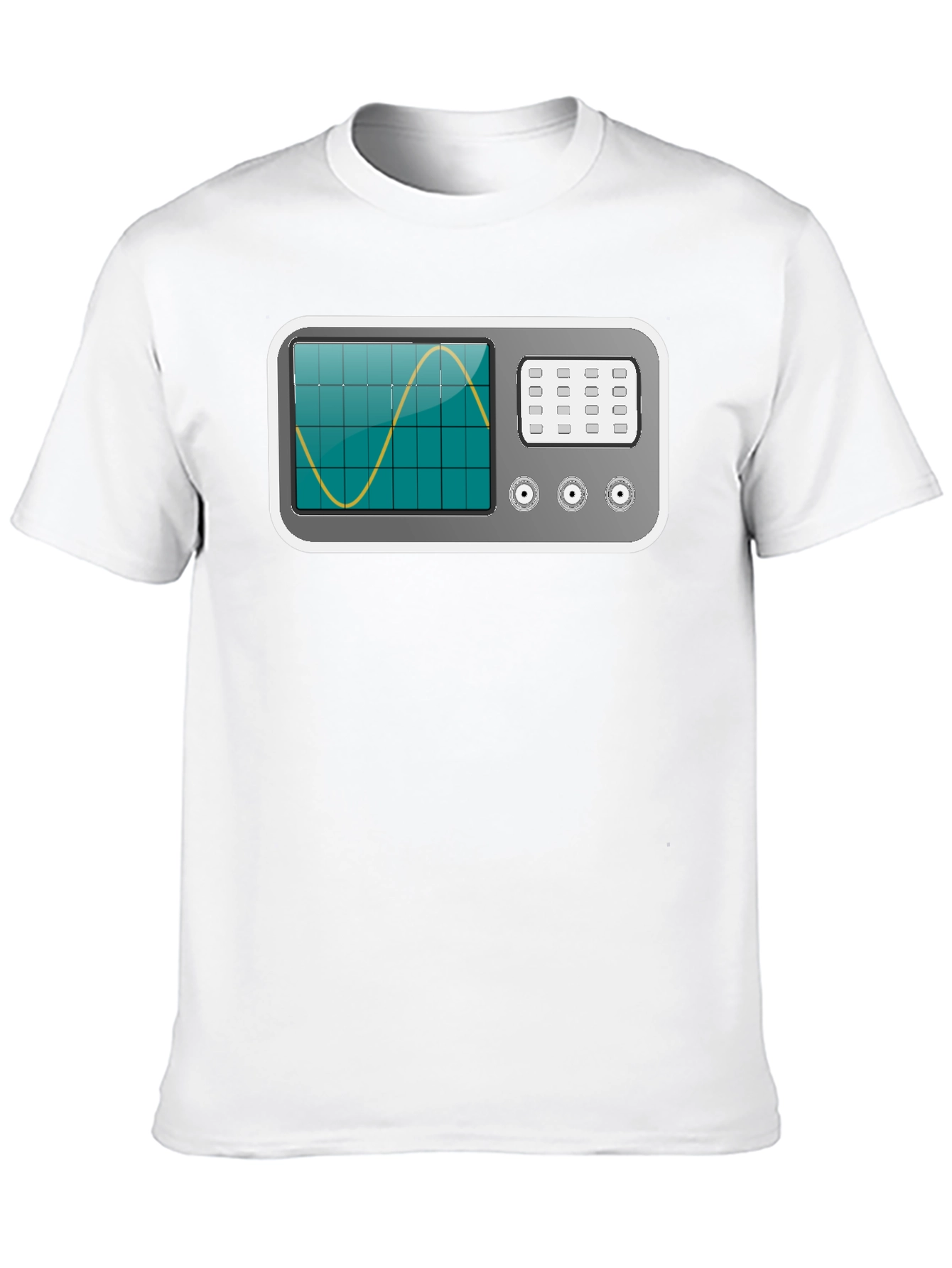 Oscilloscope Graphic Tee - Geeky Electronics Shirt