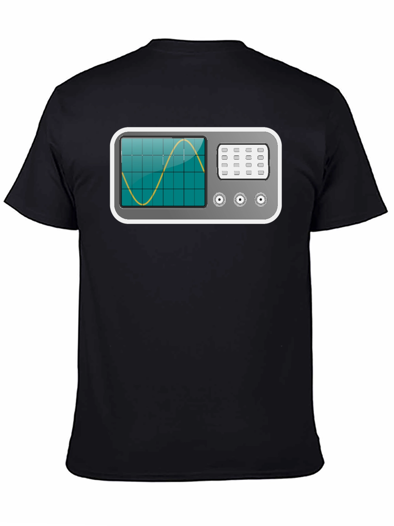 Oscilloscope Graphic Tee - Geeky Electronics Shirt