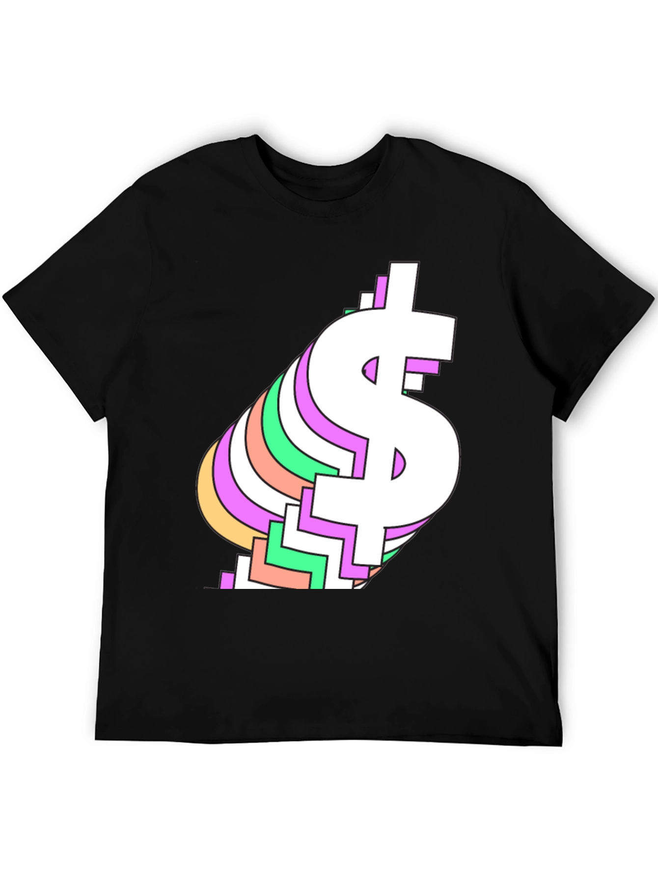 Retro Dollar Sign Graphic Tee