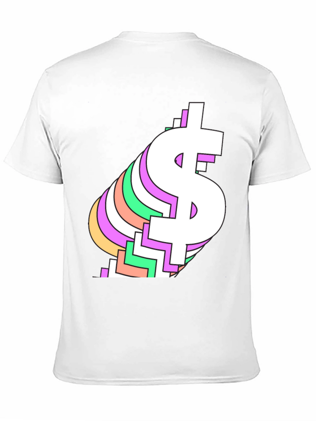 Retro Dollar Sign Graphic Tee