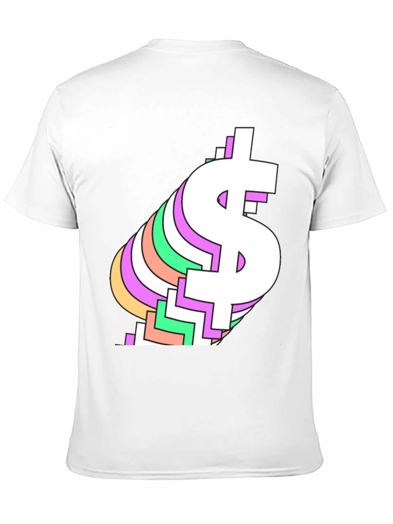 Retro Dollar Sign Graphic Tee