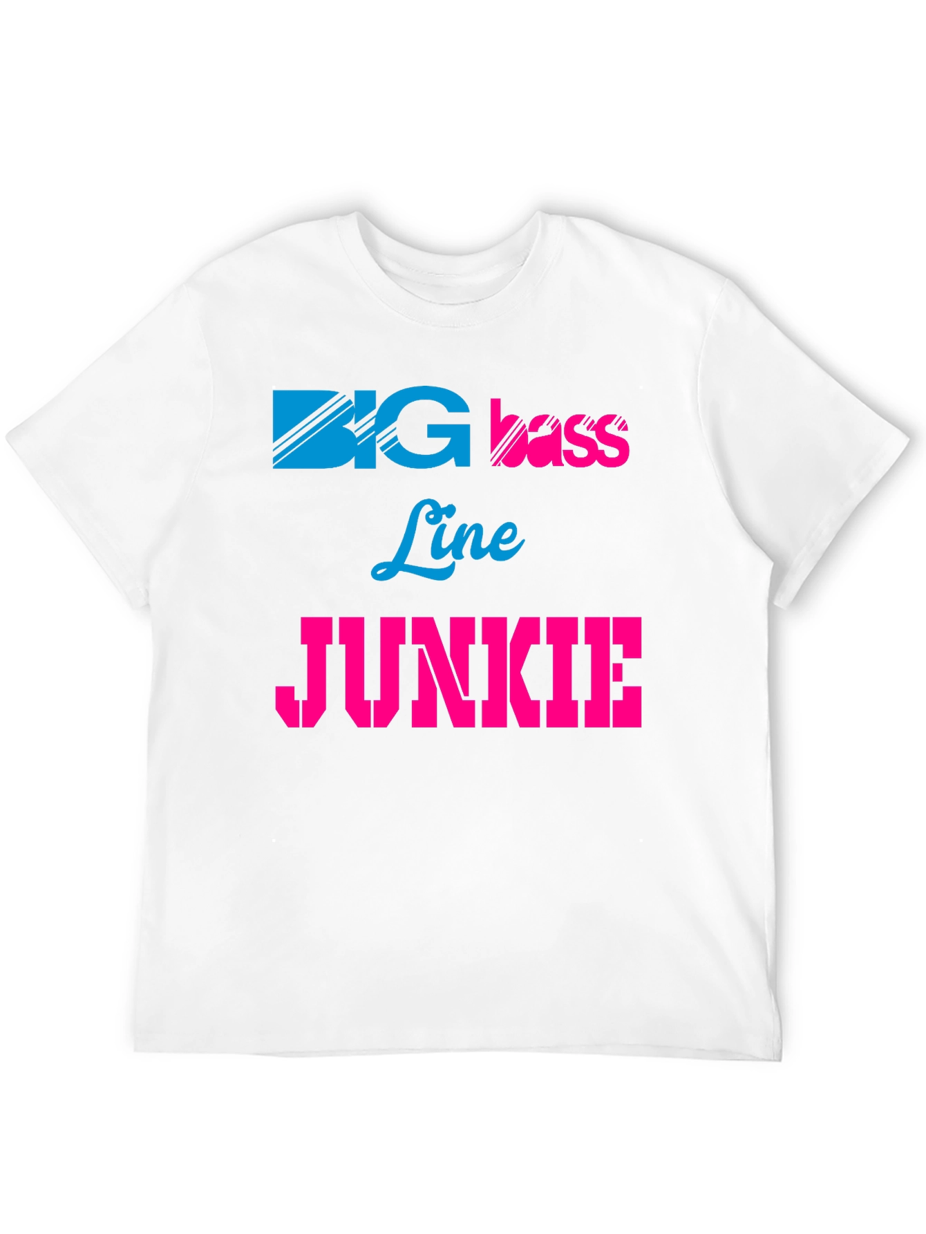 Big Bass Line Junkie Graphic Tee - Black