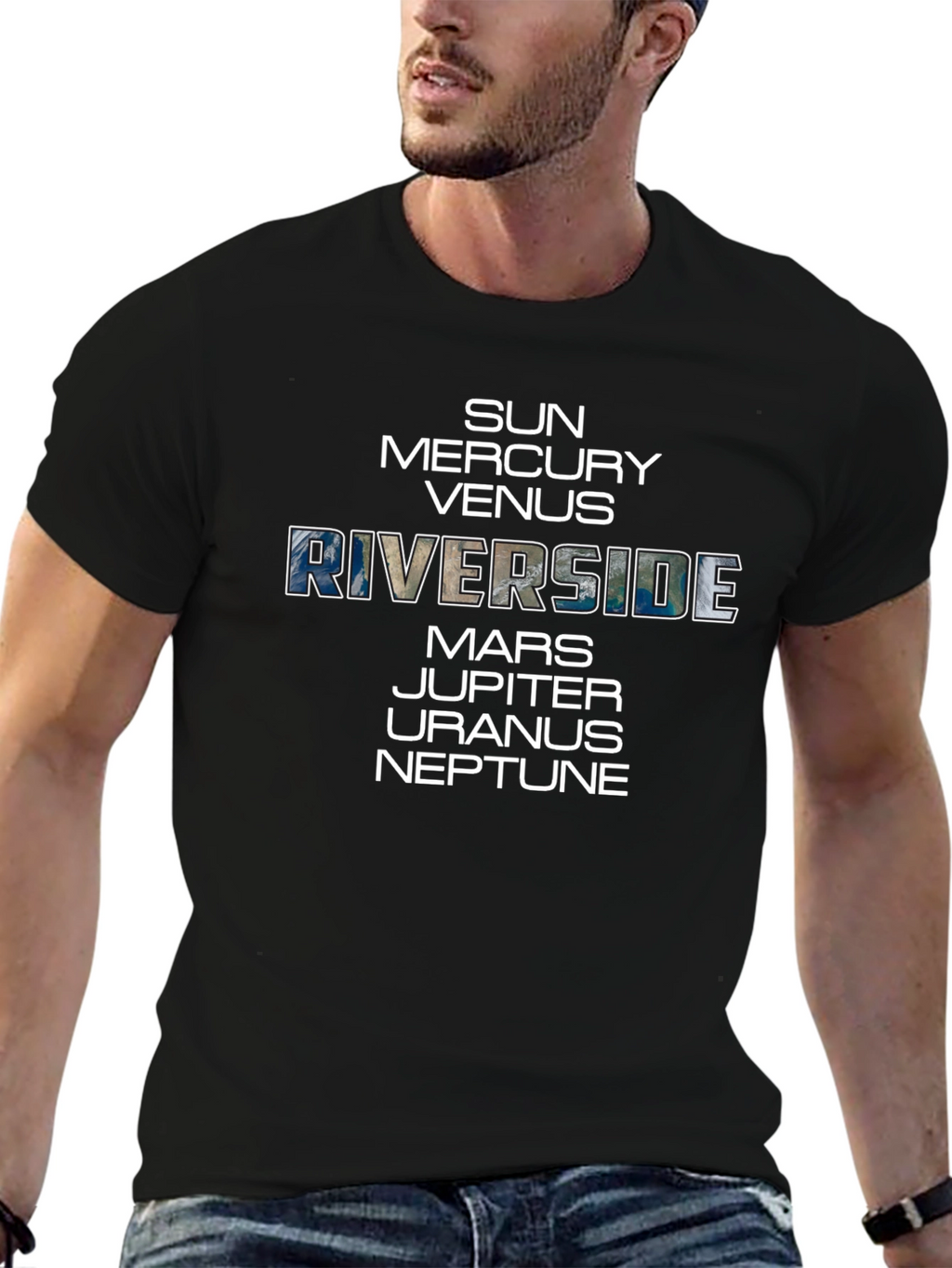 Riverside Planets Graphic T-Shirt