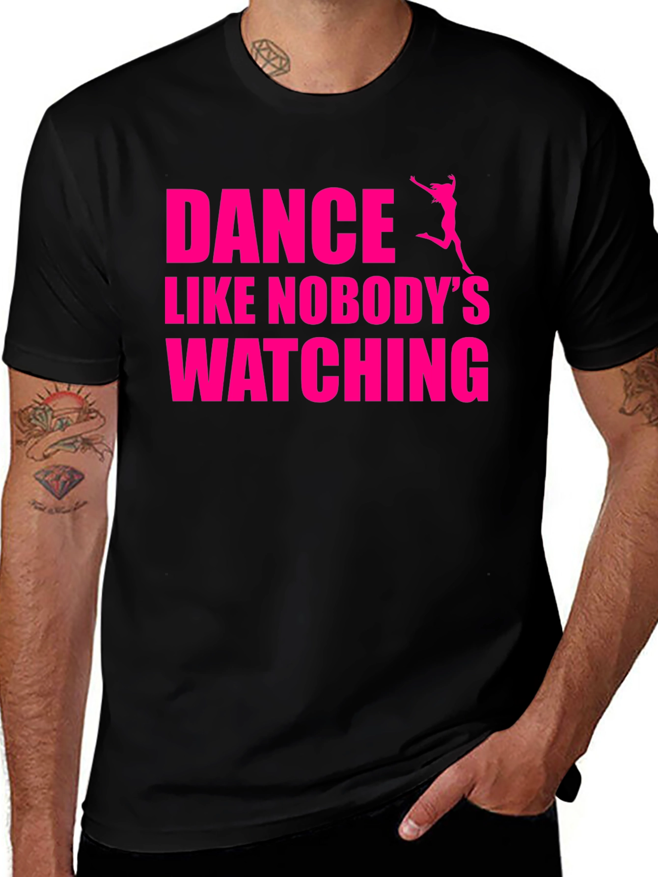 Dance Like Nobodys Watching Graphic Tee