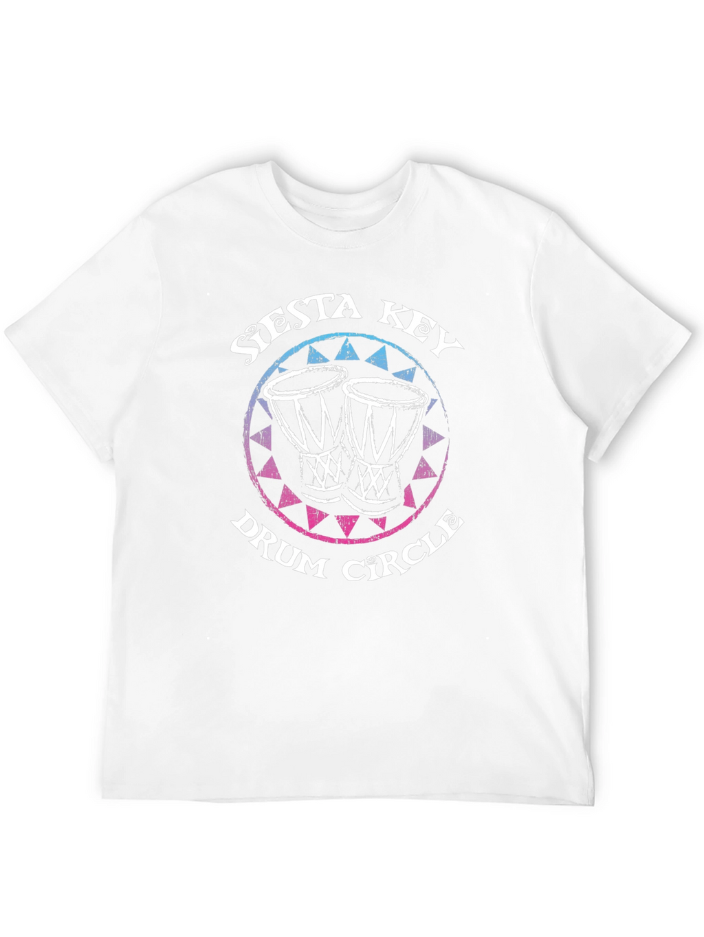 Siesta Key Drum Circle T-Shirt - Black