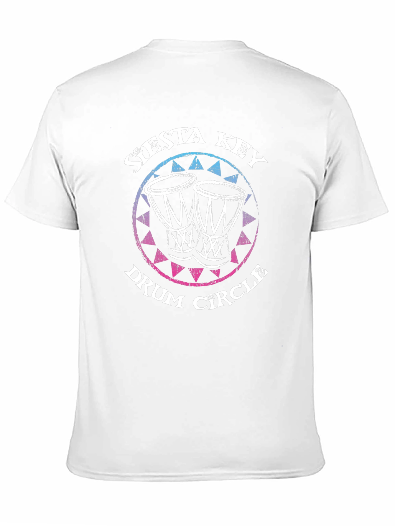 Siesta Key Drum Circle T-Shirt - Black