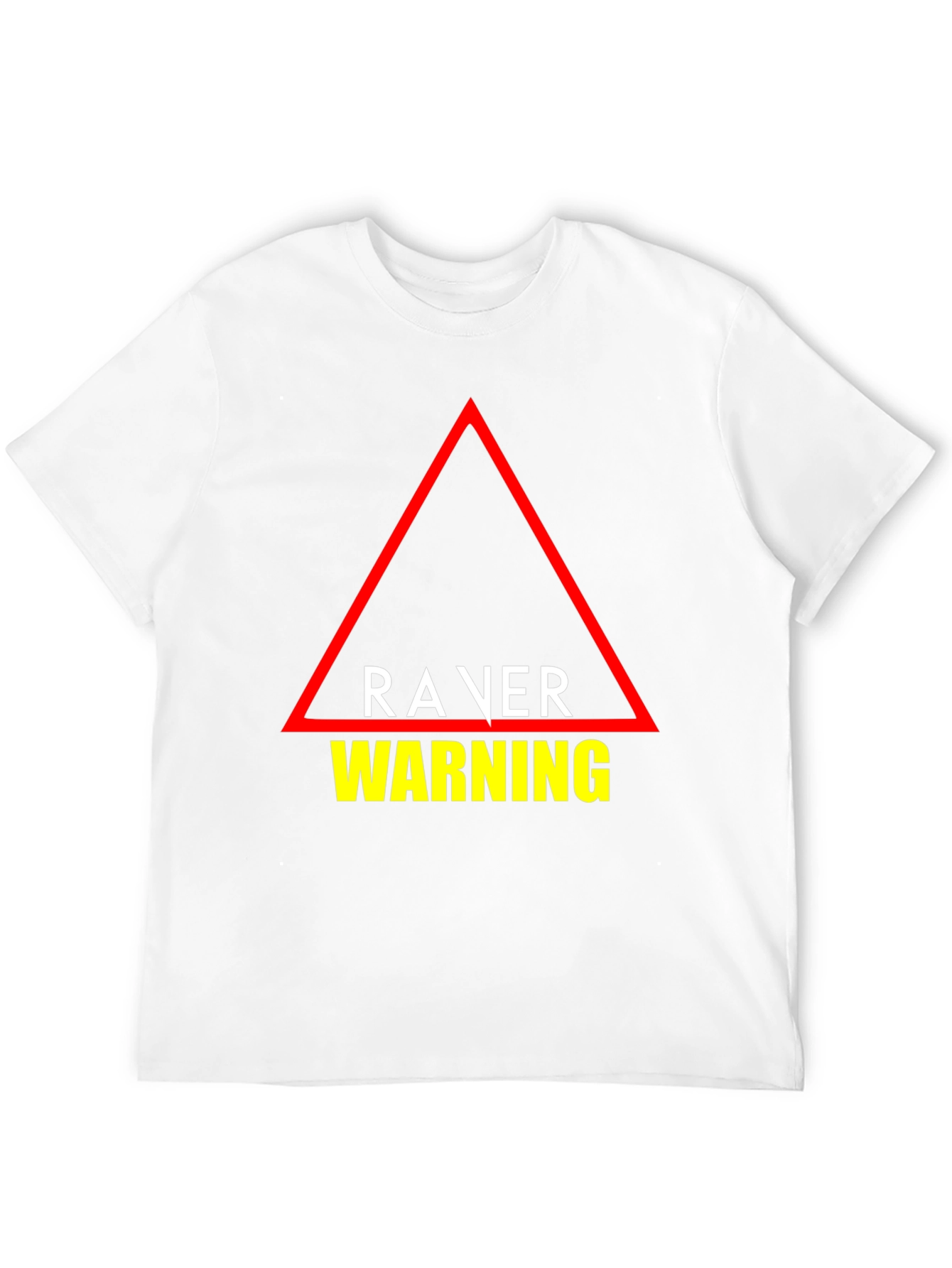 Raver Warning T-Shirt - Unique EDM Party Tee