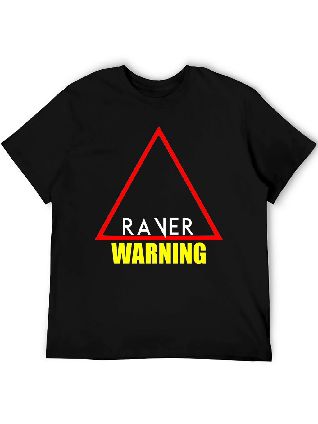Raver Warning T-Shirt - Unique EDM Party Tee