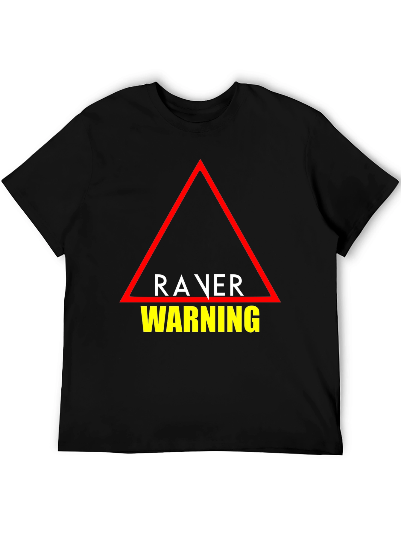 Raver Warning T-Shirt - Unique EDM Party Tee