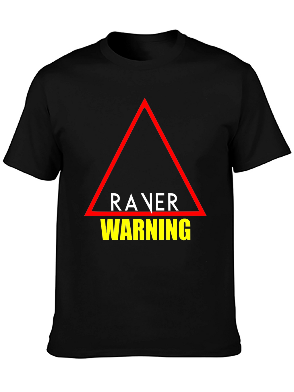 Raver Warning T-Shirt - Unique EDM Party Tee